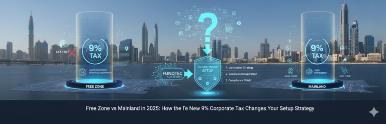 Free Zone vs Mainland in 2025: How the New 9% Corporate Tax Changes Your Setup Strategy